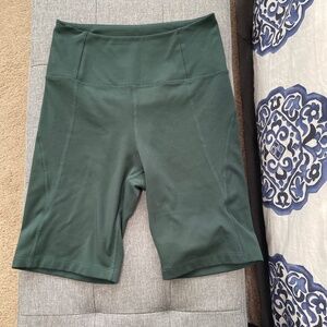 Women’s Athletic Shorts‎ dark green